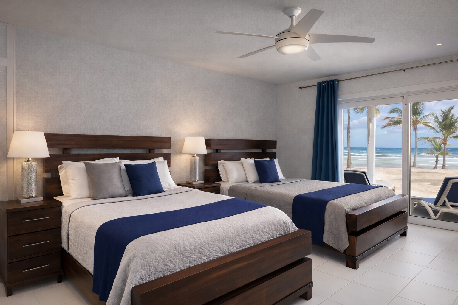 Ocean Front room at Palms Resort & Beach, St. Croix